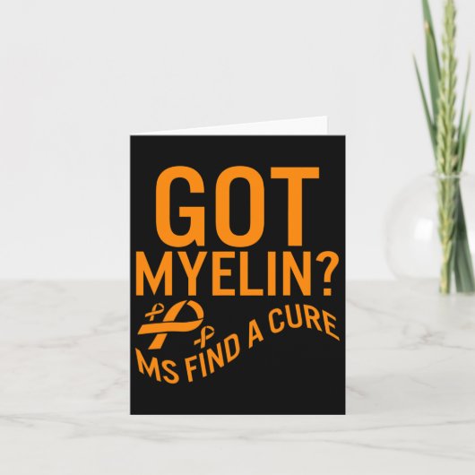 Awareness Got Myelin Vind genezing van multiple sc Kaart (Voorkant)
