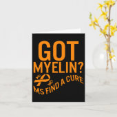 Awareness Got Myelin Vind genezing van multiple sc Kaart (Gele Bloem)