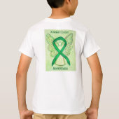 Awareness Green Ribbon Angel T-shirt (Achterkant)