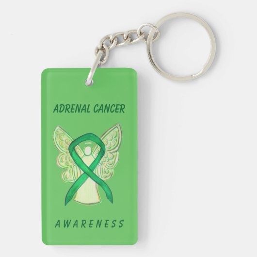 Awareness Green Ribbon Sleutelhanger (achterkant)