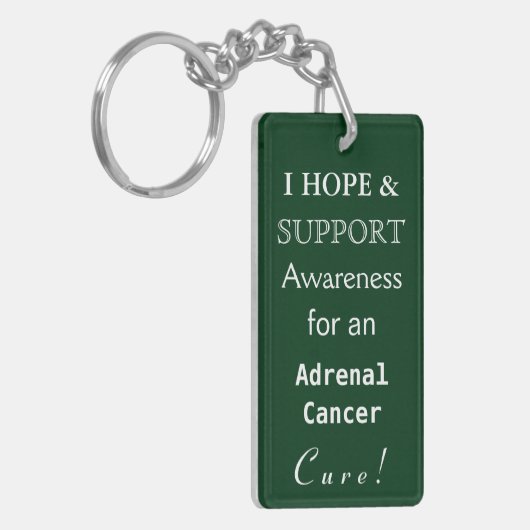 Awareness Green Ribbon Sleutelhanger (Voorkant Links)