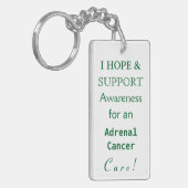 Awareness Green Ribbon Sleutelhanger (Voorkant Links)