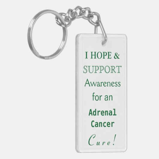Awareness Green Ribbon Sleutelhanger (Voorkant Links)