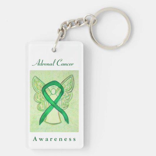 Awareness Green Ribbon Sleutelhanger (achterkant)