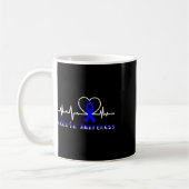 Awareness Heartbeat Warrior Ondersteuning Koffiemok (Links)