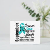 AWARENESS Maand Butterfly Ribbon Briefkaart (Staand voorkant)