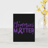 Awareness Memories Probleem Tee Einde Heimer  Kaart (Gele Bloem)