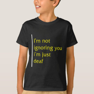 Awareness Month ASL Taalondersteuning niet negeren T-shirt