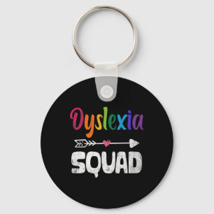 Awareness Month Dyslexie Leraar Therapeut Sleutelhanger