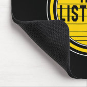 Awareness Month zeker niet luisteren ASL Lang Muismat (Hoek)