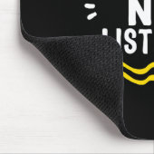 Awareness Month zeker niet luisteren ASL Lang Muismat (Hoek)