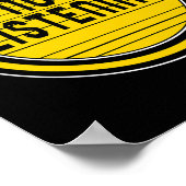 Awareness Month zeker niet luisteren ASL Lang Poster (Hoek)