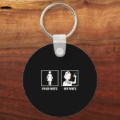 Awareness Nurse Design, Your Wife My Wife Sleutelhanger (Voorkant)