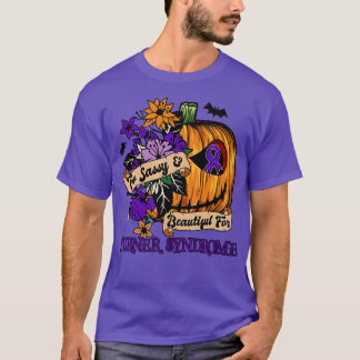Awareness retro halloween voor het syndroom van Tu T-shirt
