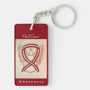 Awareness Ribbon Angel Sleutelhanger