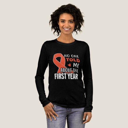 Awareness Ribbon Art Tri-Blend Shirt (Voorkant)