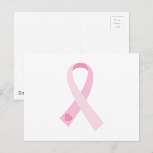 Awareness Ribbon Briefkaart (Voorkant / Achterkant)