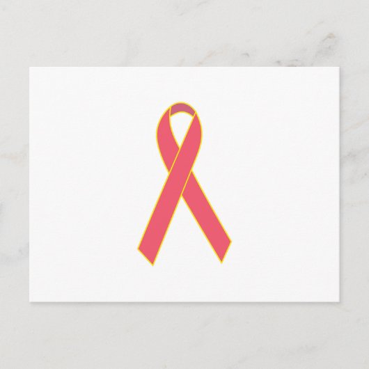 Awareness Ribbon Briefkaart (Voorkant)