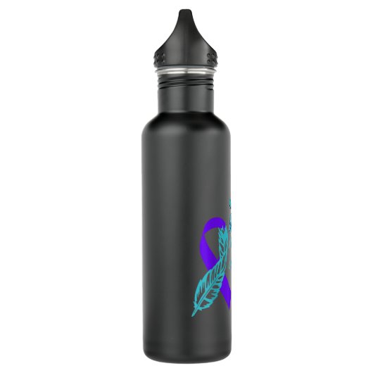 Awareness ribbon - butterflys - suicide prevention waterfles  (Links)