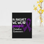 Awareness Ribbon Kaart (Gele Bloem)