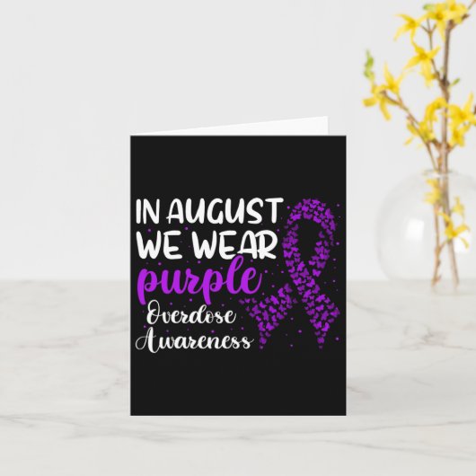 Awareness Ribbon Kaart (Gele Bloem)