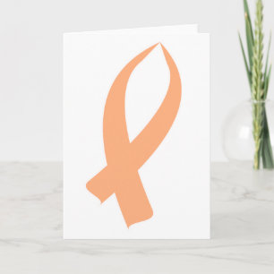 Awareness Ribbon (Peach) Kaart
