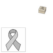 Awareness Ribbon Self-inking Rubberstempel (Gestempeld)