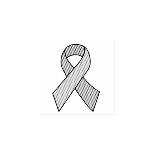 Awareness Ribbon Self-inking Rubberstempel (Afrduk)