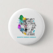 Awareness Ribbon Support Ronde Button 5,7 Cm (Voorkant)