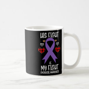 Awareness Ribbon Zijn gevecht is mijn gevecht Warr Koffiemok