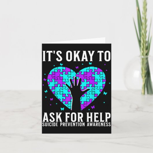 Awareness Support Prevention Awareness Month Image Kaart (Voorkant)