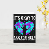 Awareness Support Prevention Awareness Month Image Kaart (Gele Bloem)
