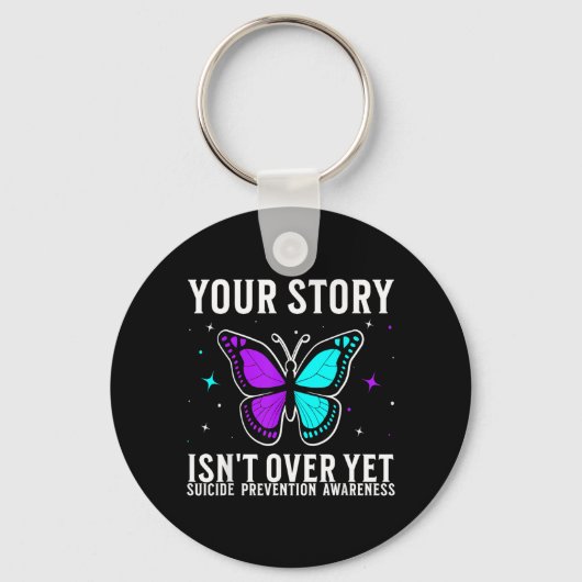 Awareness Support Prevention Awareness Month Sleutelhanger (Voorkant)