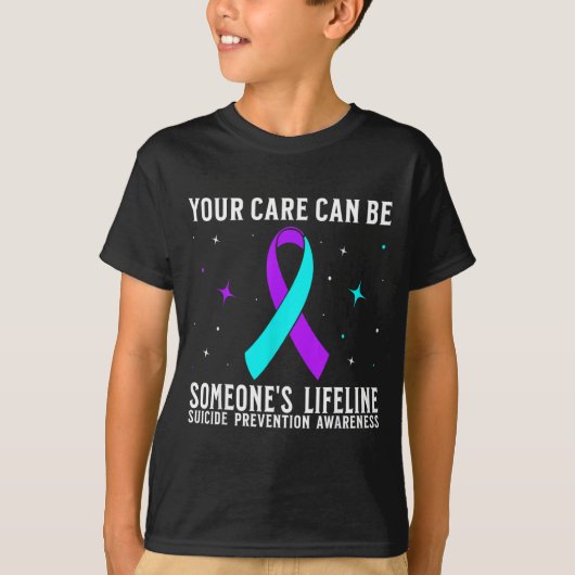 Awareness Support Prevention Awareness Month T-shirt (Voorkant)