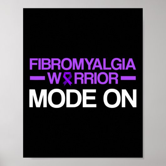 Awareness Survivor Mode Warrior Poster (Voorkant)