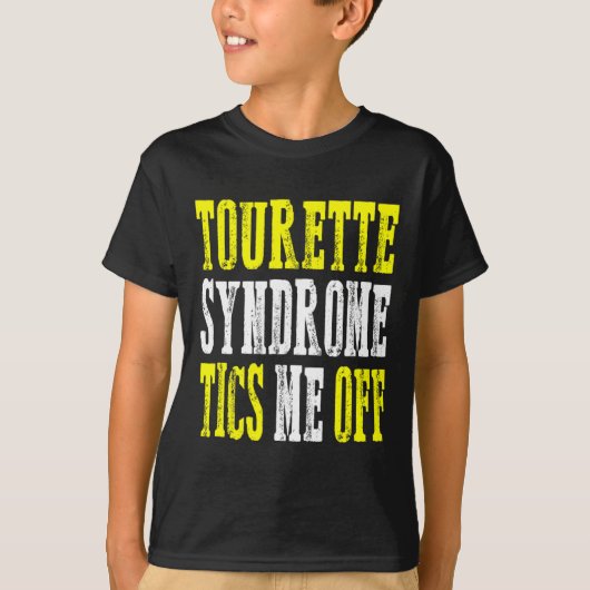 Awareness Tourette Syndrome Ondersteuning T-shirt (Voorkant)