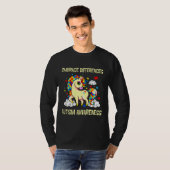 Awareness Unicorn embrace Difference T-shirt (Voorkant volledig)