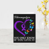 Awareness Warrior Ondersteuning Paarse Lint 3 Kaart (Gele Bloem)