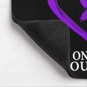 Awareness Warrior Ondersteuning Paarse Lint 3 Muismat (Hoek)