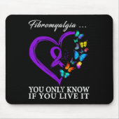 Awareness Warrior Ondersteuning Paarse Lint 3 Muismat (Voorkant)