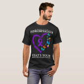 Awareness Warrior Ondersteuning Paarse lint T-shirt (Voorkant volledig)