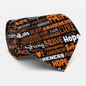 Awareness Woorden...RSD/CRPS Stropdas (Opgerold)
