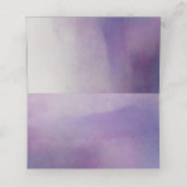 Awash Elegante Waterverf in Orchid Tafelnummer Plaatskaartje (Binnenkant ongevouwen)