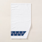 Away Border Towel Set van Anchor Bad Handdoek (Handdoek)