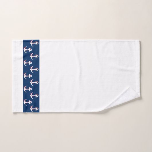 Away Border Towel Set van Anchor Bad Handdoek (Handdoek)