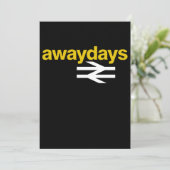 Away Days Mannen Football Casuals Football T-Shirt (Staand voorkant)