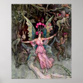 “Away Down Under” door Warwick Goble Poster (Voorkant)