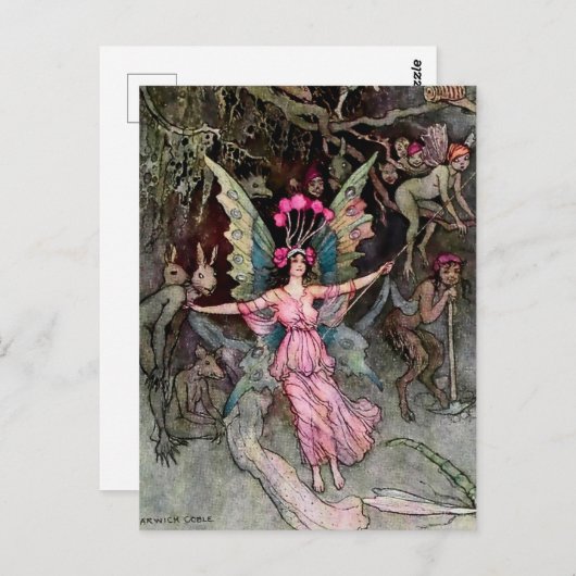 “Away Down Under” van Warwick Goble Briefkaart (Voorkant / Achterkant)