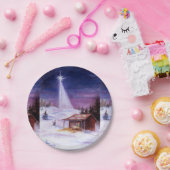 Away in een Manger Papieren Bordje (Feest)