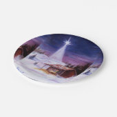 Away in een Manger Papieren Bordje (Gekanteld)